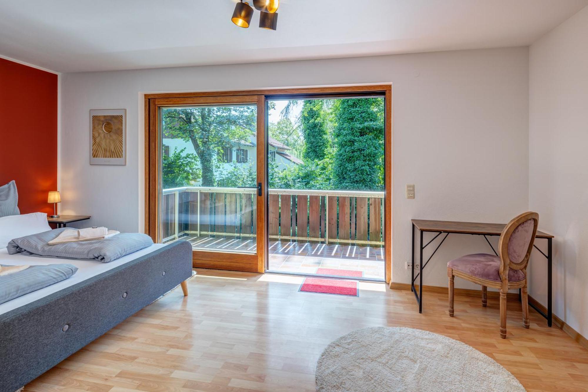 Moderne Maisonette Mit Garten Unterschleissheim Bagian luar foto